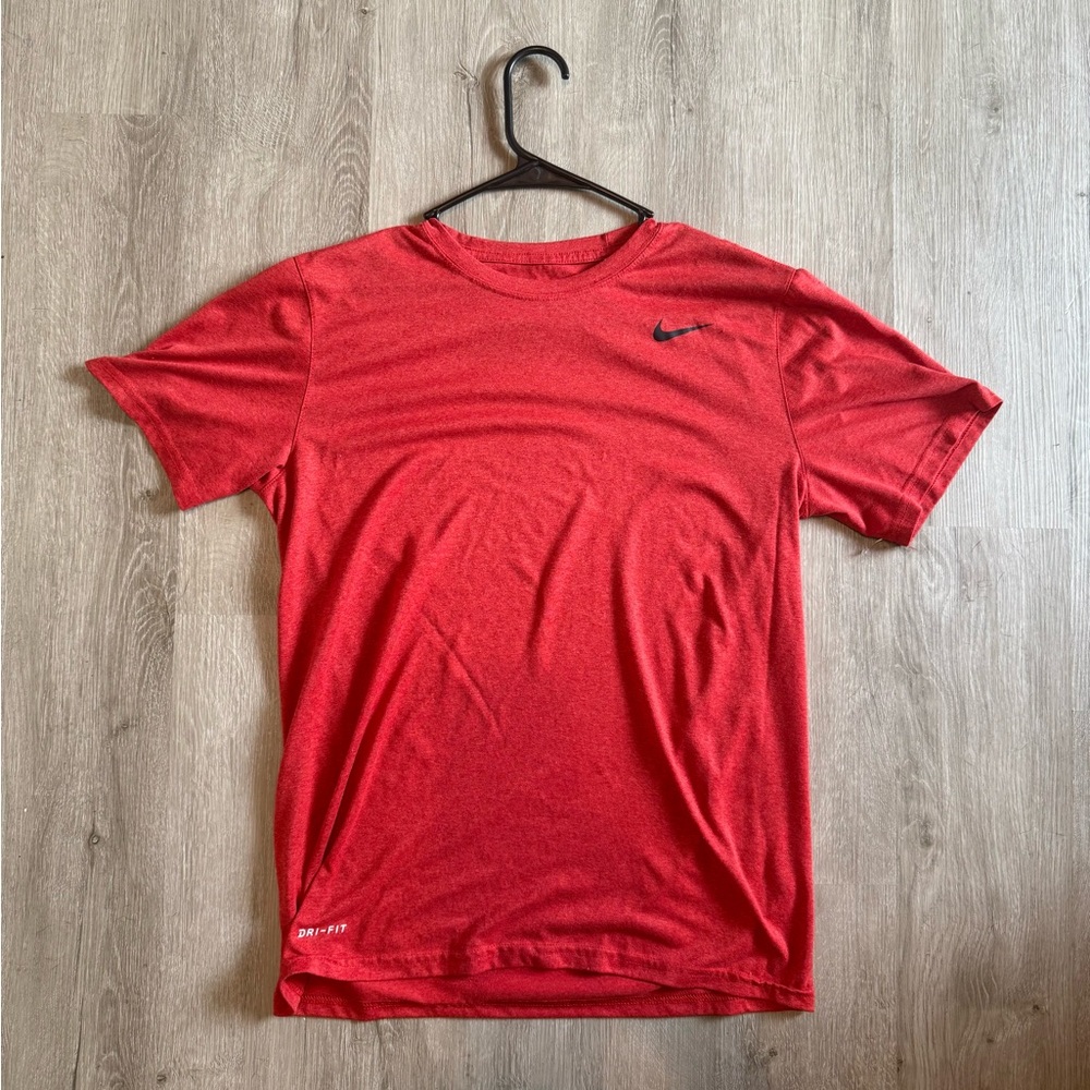 Nike Red Short Sleeve Performance Tee